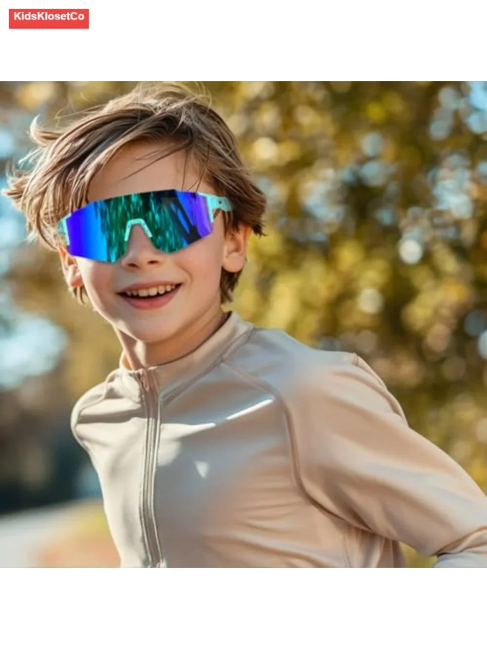 Kids Polarized Sunglasses for Baseball Cycling Golf Running